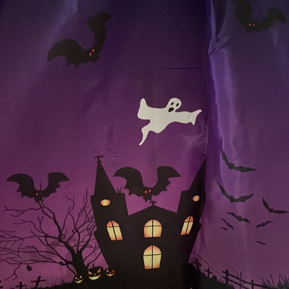 ✨Reduced NWT Midi dress - Halloween, ghosts.  Haunted houses, bats, pumpkins